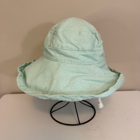 Scala Collezione Bucket Sun Hat One Size Seafoam Green Beach Summer Adjustable - Picture 4 of 6